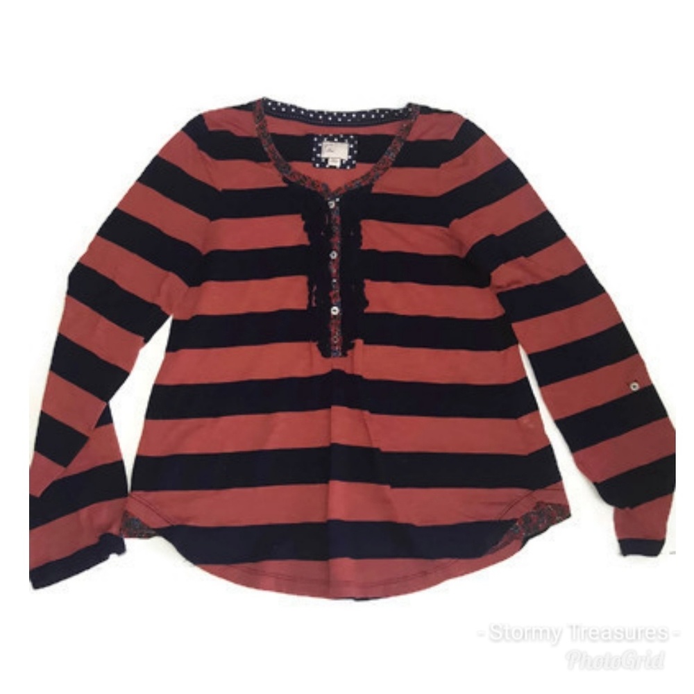 Postmark by Anthropology Long Sleeve Tee Size M